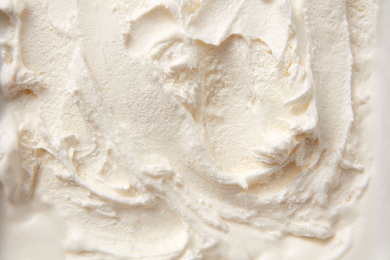 frozen dessert with a creamy texture